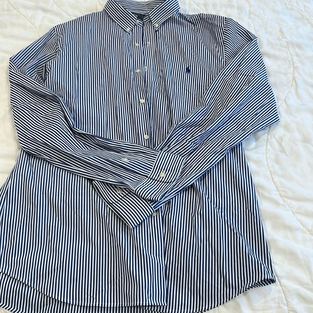 Ralph Lauren Striped Slim Fit Dress Shirt